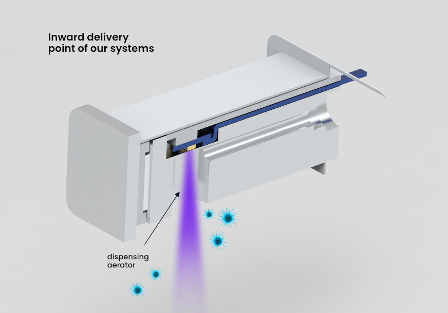 New UV LED technology in our dispensers